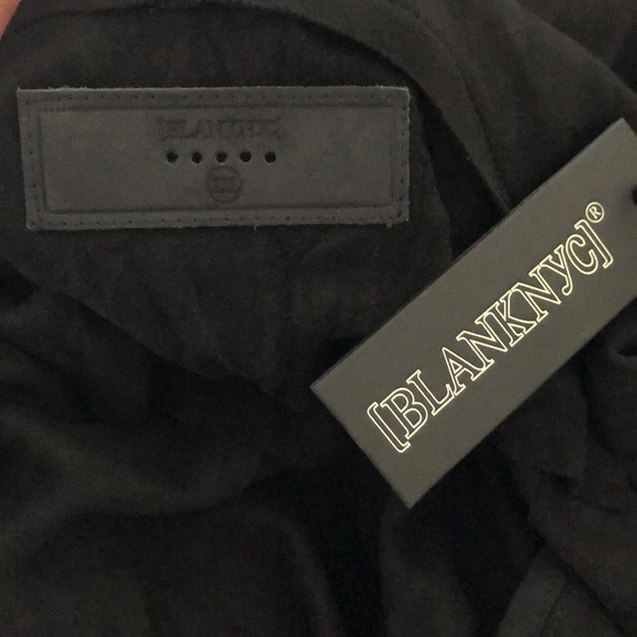 NWT Blank NYC Faux Suede Black Drape Jacket - Picture 6 of 7